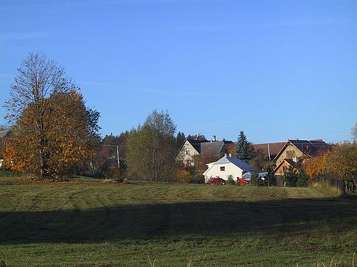 Hradiště - bližší pohled od jihu.
